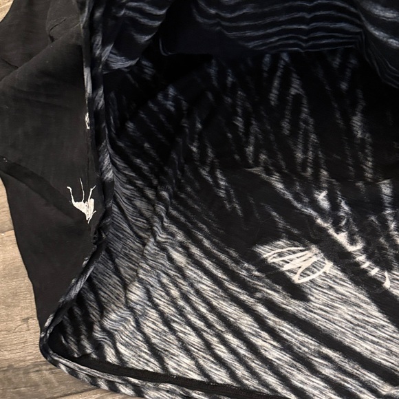 Black Bee-Print Pencil Skirt with Elastic Waist with pockets!! - Picture 5 of 6